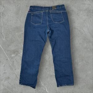 Origin USA D68 Delta Size 38x30 Straight Leg Stretch Medium Wash Denim Jeans